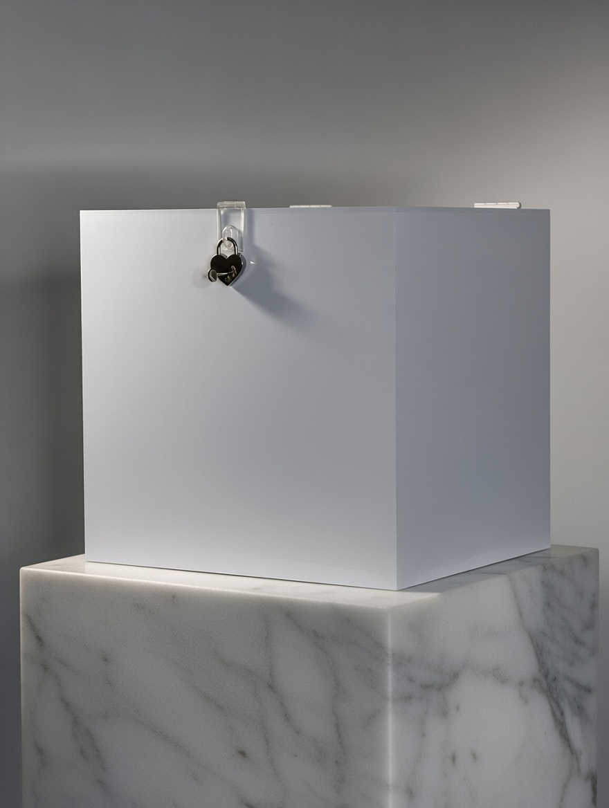 Akrilna kutija - Bijela